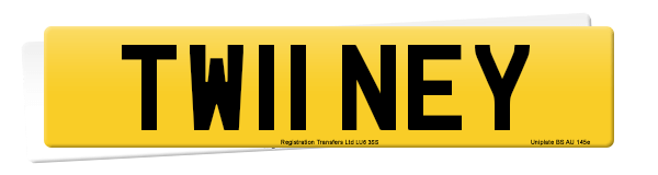 Registration number TW11 NEY